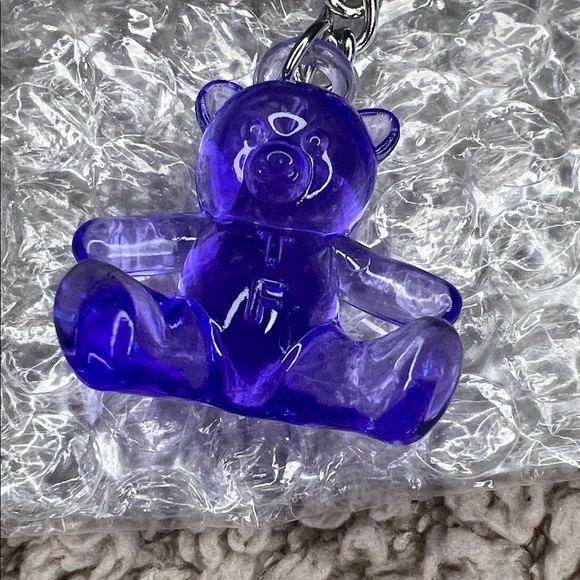 Purple TF Bear Keychain - Picture 3 of 4
